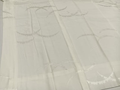 平和屋着物●長襦袢　無双仕立て　雪芝地紋　正絹　逸品　AABG9058ph