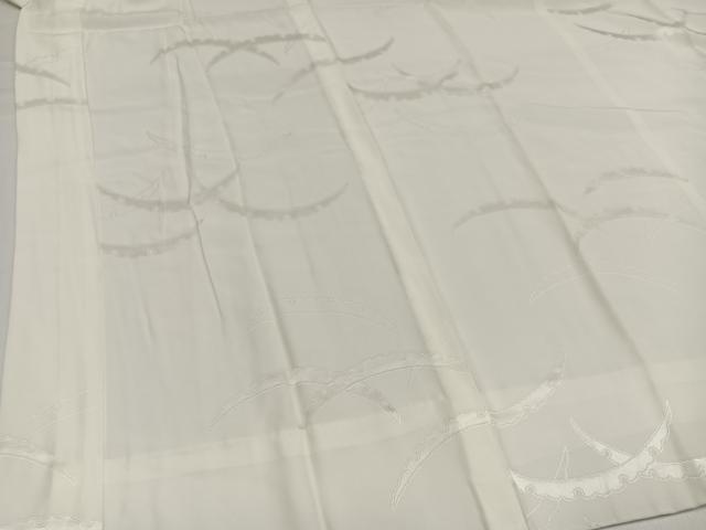 平和屋着物●長襦袢　無双仕立て　雪芝地紋　正絹　逸品　AABG9058ph