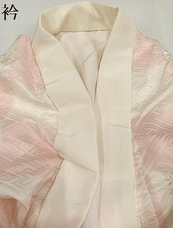 平和屋着物●長襦袢　袷　京ごよみ　枝花文　正絹　逸品　AABG9059ph