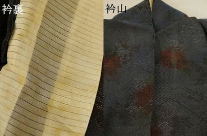 平和屋着物＊夏物 本場大島紬 夏大島 草花文 正絹 逸品 AABG9081jd