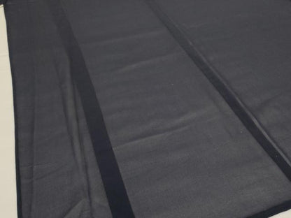 平和屋着物＊夏物 色無地 紗 藍鉄色 正絹 逸品 AABG9088jd