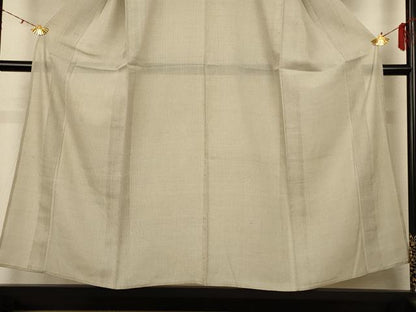 平和屋着物＊夏物 本塩沢 夏塩沢 蚊絣 正絹 逸品 AABG9093jd