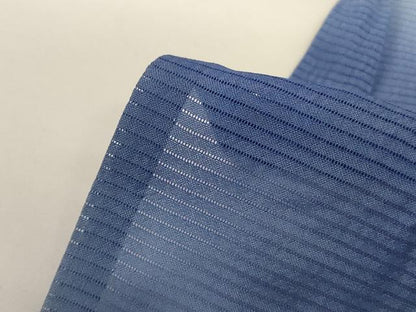 平和屋着物＊夏物 セミアンティーク 小紋 絽 草花文 暈し染め 銀彩 正絹 逸品 AABG9094jd