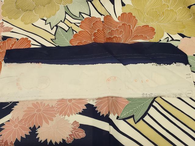 平和屋着物＊夏物 色留袖 絽 草花文 反端付き 正絹 逸品 AABG9125jd