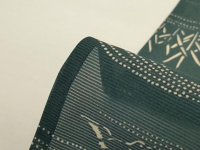平和屋着物＊夏物 小紋 絽 流水飛鳥文 正絹 逸品 AABG9137jd