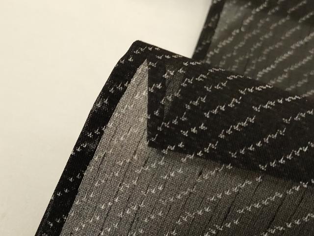 平和屋着物＊夏物　紗紬　霞文　反端付き　正絹　逸品　AABG9140jd 平和屋着物＊夏物 紗紬 霞文 反端付き 正絹 逸品 AABG9140jdの通販 by
