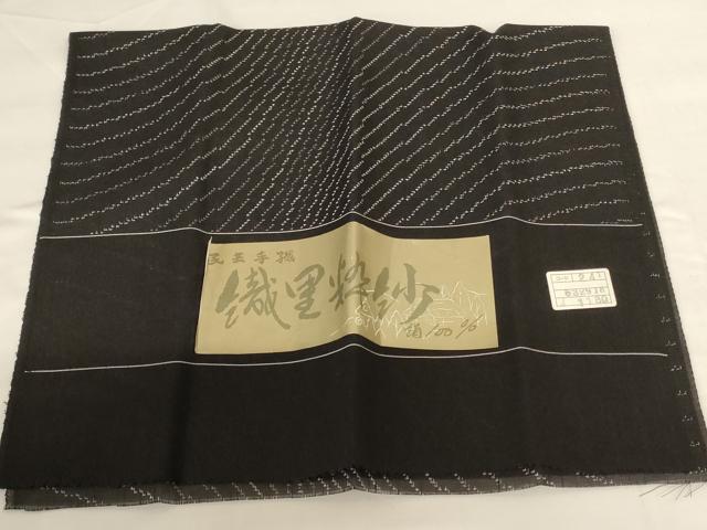 平和屋着物＊夏物 紗紬 霞文 反端付き 正絹 逸品 AABG9140jd