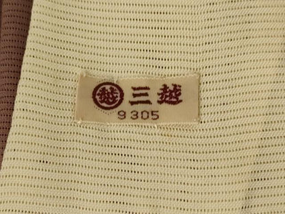 平和屋着物＊夏物　訪問着　絽　笹竹文　銀彩　三越扱い　正絹　逸品　AABG9142jd