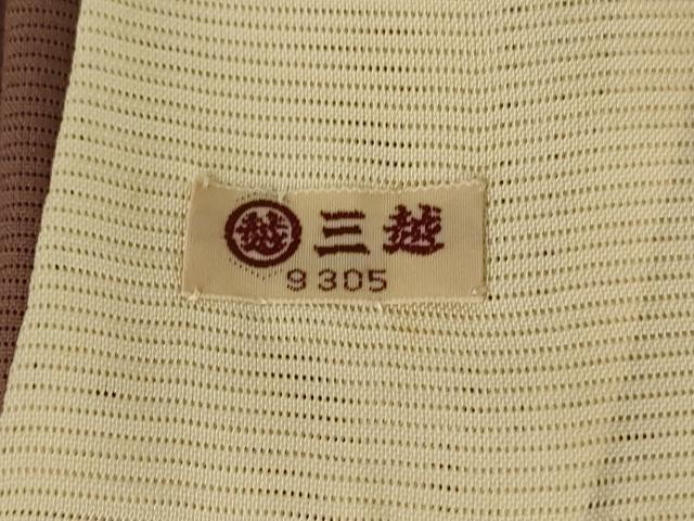 平和屋着物＊夏物　訪問着　絽　笹竹文　銀彩　三越扱い　正絹　逸品　AABG9142jd