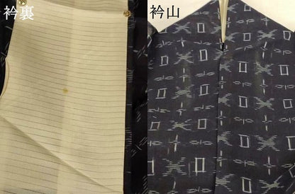 平和屋着物＊夏物　本場琉球絣　夏琉球　正絹　逸品　AABG9144jd