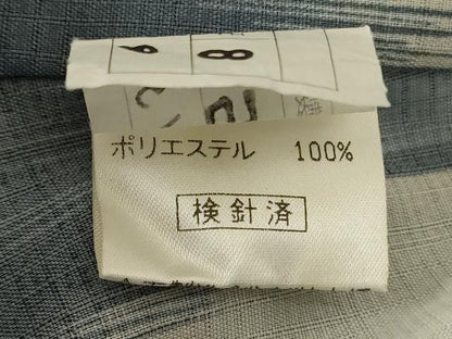 平和屋着物＊夏物 小紋 紗 舞桜文 洗える着物 未使用 AABG9163jd
