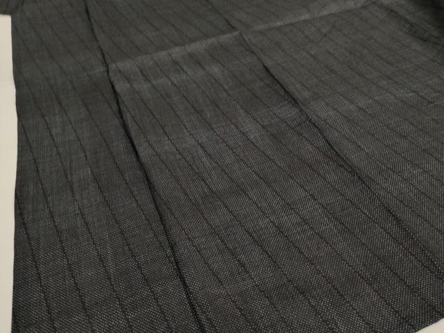 平和屋着物＊夏物 重要無形文化財 本場宮古上布 斜縞 苧麻 逸品 AABG9166jd