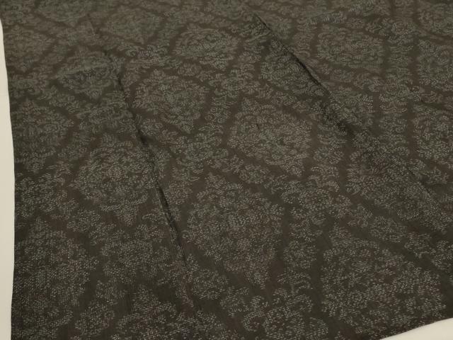 平和屋着物＊夏物 石川県指定無形文化財 能登上布 本麻手織上布 幾何学文様 麻 逸品 AABG9169jd