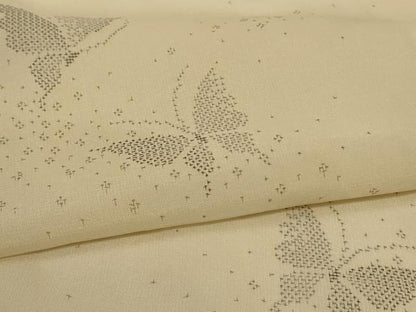 平和屋着物＊夏物 本場大島紬 夏大島 舞蝶文 正絹 逸品 AABG9172jd