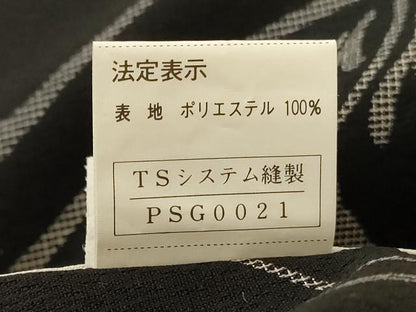 平和屋着物＊夏物 小紋 紗 草花文 洗える着物 AABG9190jd