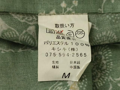 平和屋着物＊夏物 小紋 紗 花唐草文 洗える着物 AABG9203jd