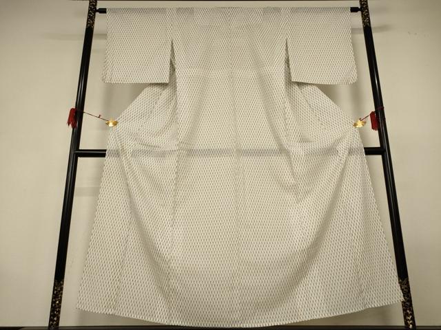 平和屋着物＊夏物 小紋 絽 網目文 正絹 逸品 AABG9204jd