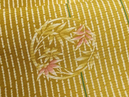平和屋着物＊夏物 小紋 絽 笹 丸 暈し染め 洗える着物 AABG9225jd