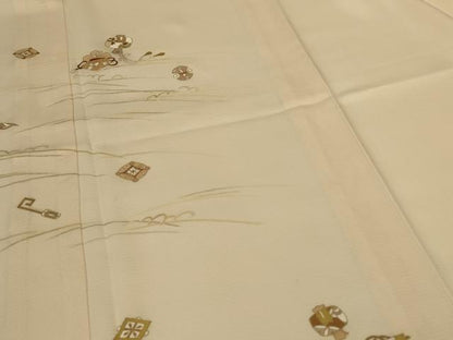 平和屋着物＊夏物 訪問着 絽 宝尽くし 金彩 正絹 逸品 AABG9232jd