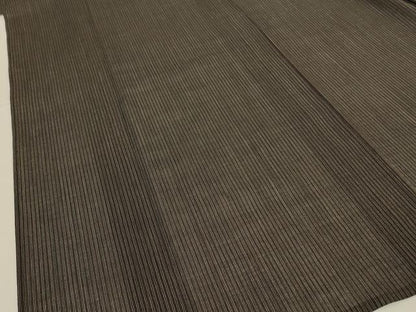 平和屋着物＊夏物 小紋 紗 縞 AABG9234jd