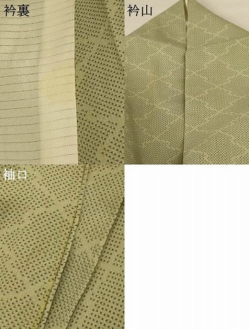 平和屋着物＊夏物 本場大島紬 夏大島 網目文 正絹 逸品 AABG9235jd
