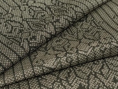 平和屋着物＊夏物　小紋　紗　幾何学文様　正絹　逸品　AABG9236jd