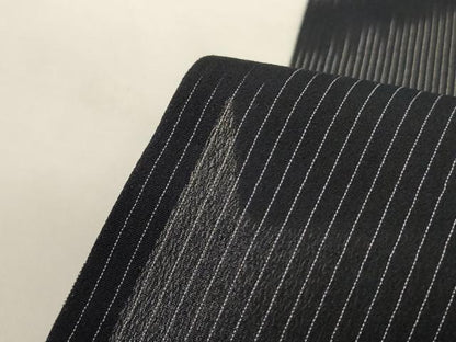 平和屋着物＊夏物 小紋 紗 変わり縞 正絹 逸品 AABG9237jd