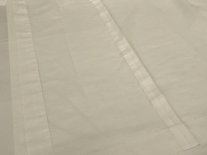 平和屋着物＊夏物 長襦袢 絽 草花紋紗 白色 正絹 逸品 AABG9239jd