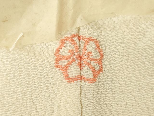 平和屋着物▽訪問着　単衣　花籬文　金彩　鬼しぼ縮緬　正絹　逸品　AABG9245ck