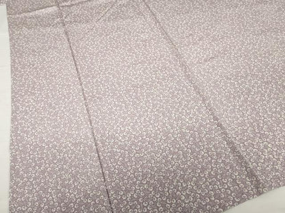 平和屋着物▽上質な小紋 単衣 みつば葵 正絹 逸品 AABG9250ck