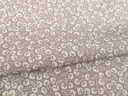 平和屋着物▽上質な小紋 単衣 みつば葵 正絹 逸品 AABG9250ck