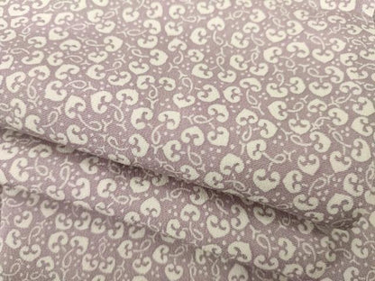 平和屋着物▽上質な小紋 単衣 みつば葵 正絹 逸品 AABG9250ck