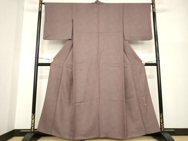 平和屋着物▽伝統工芸師 服部光擴 江戸小紋 単衣 鮫小紋柄 正絹 逸品 AABG9251ck