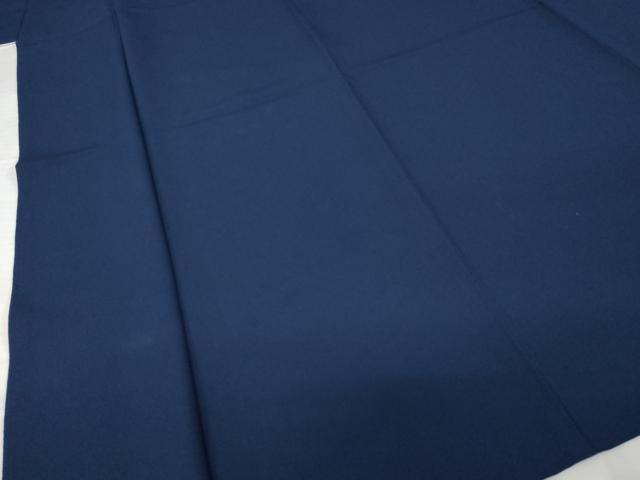 平和屋着物▽色無地　単衣　青褐色　洗える着物　AABG9261ck