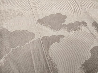 平和屋着物▽豪華色留袖 単衣 雲重ね文 モール織 正絹 逸品 AABG9290ck