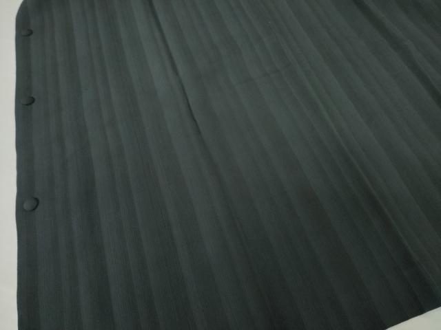 平和屋着物▽道行コート　スリーシーズン　春夏秋　塵除け　羊羹色　正絹　逸品　AABG9310ck