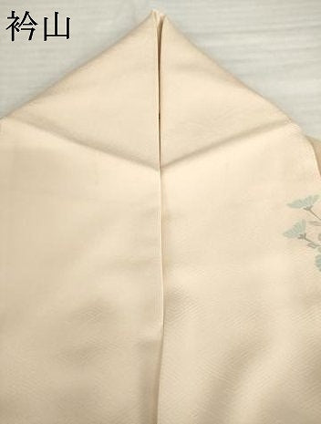 平和屋着物▽訪問着 単衣 友禅 扇面花文 正絹 逸品 AABG9315ck