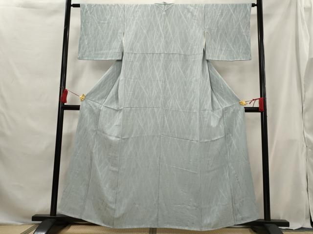 平和屋着物□上質な色無地 竹地紋 秘色色 正絹 逸品 AABG9330st