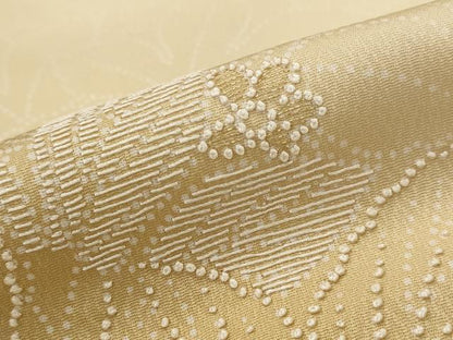 平和屋着物■訪問着 中国三大刺繍 相良刺繍 草花文 暈し染め 金糸 正絹 逸品 AABG9332st