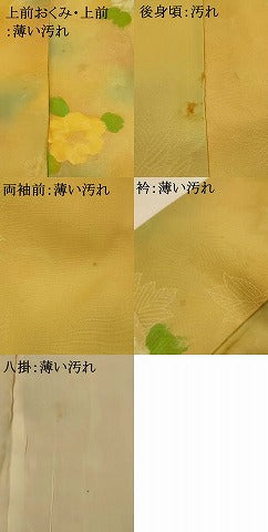 平和屋着物■上質な小紋 地紋起こし 舞花文 暈し染め 正絹 逸品 AABG9333st