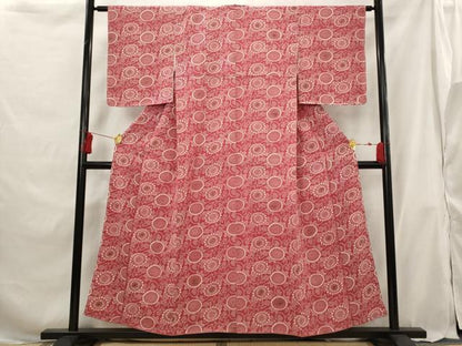 平和屋着物■上質な小紋 花尽くし 正絹 逸品 AABG9337st