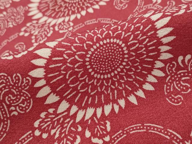 平和屋着物■上質な小紋 花尽くし 正絹 逸品 AABG9337st