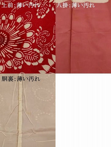 平和屋着物■上質な小紋 花尽くし 正絹 逸品 AABG9337st