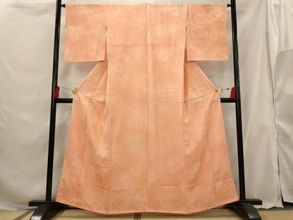 平和屋着物■上質な小紋 花地紋 暈し染め 正絹 逸品 AABG9341st