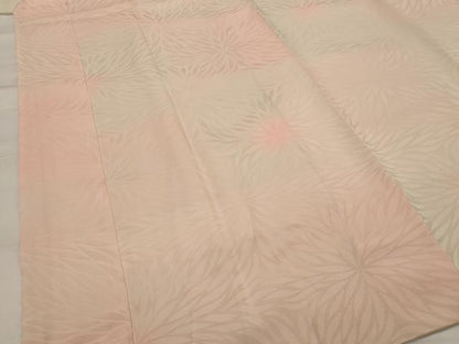 平和屋着物■長襦袢 袷 花地紋 暈し染め 正絹 逸品 AABG9342st