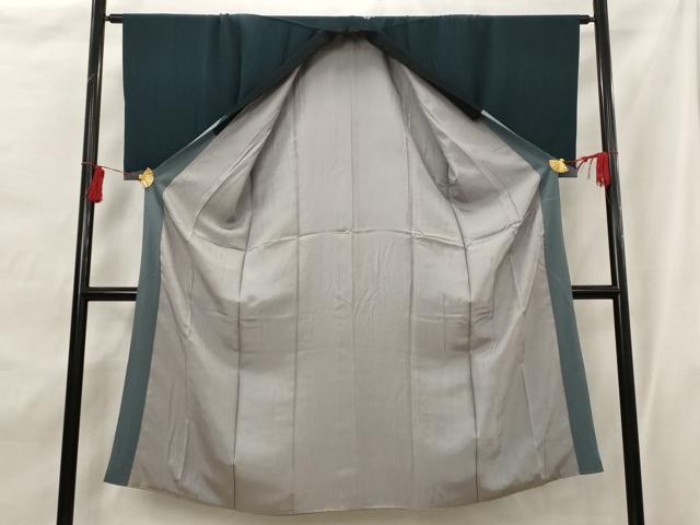 平和屋着物■男性　長襦袢　袷　枝松文　正絹　逸品　AABG9344st