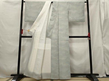 平和屋着物■上質な小紋 作家物 霞文 暈し染め 正絹 逸品 AABG9346st