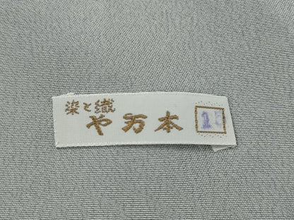 平和屋着物■上質な小紋 草花文 正絹 逸品 AABG9377st