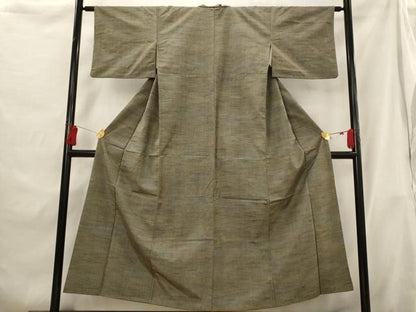 平和屋着物■上質な紬　霞文　正絹　逸品　AABG9384st