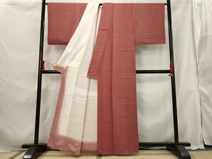 平和屋着物■上質な小紋 成り物 正絹 逸品 未使用 AABG9392st